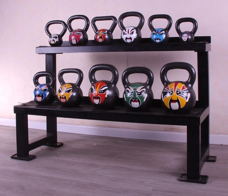 Venta de energía caliente Fabricación Entrenamiento Gimnasio de Levantamiento de hierro fundido de culturismo Maquillaje cubrir Kettlebell