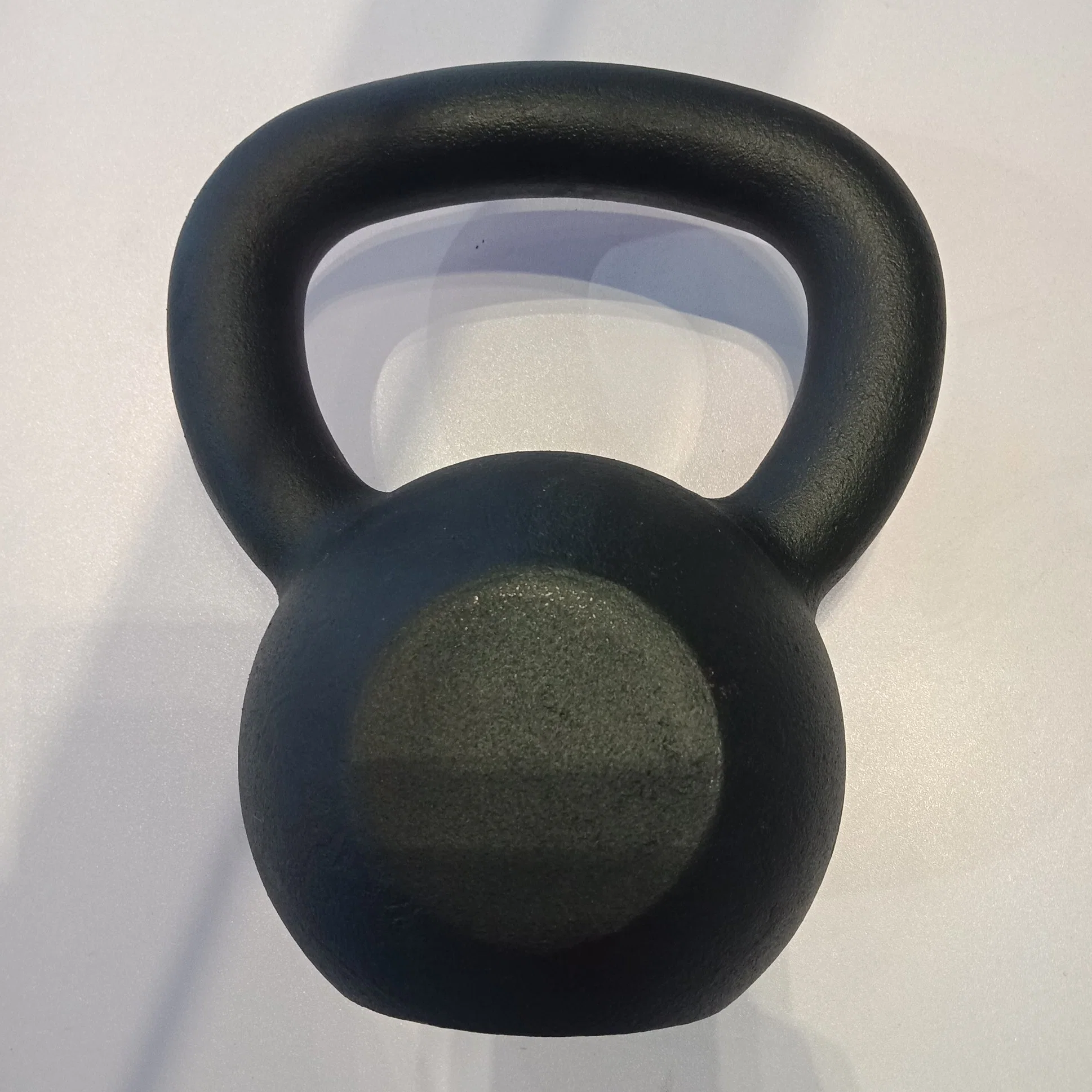 Gym Equipment Matt Black Powered Coated Kettlebell