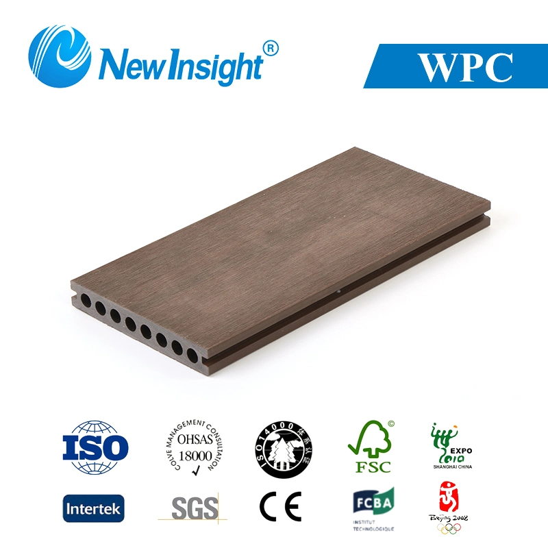 Co-Extrusion Capped Wood Plastic Composite Decking