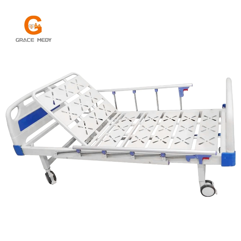 Barato preço único Manual do Virabrequim Medical cama de hospital para hospitais móveis