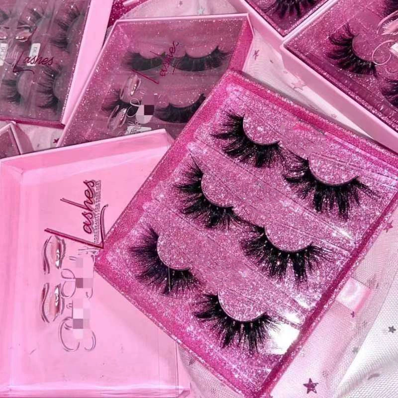 Luxury Mink Lashes 25mm 30mm Mayorista/Proveedors Lashes 3D Mink Wispy Pestañas