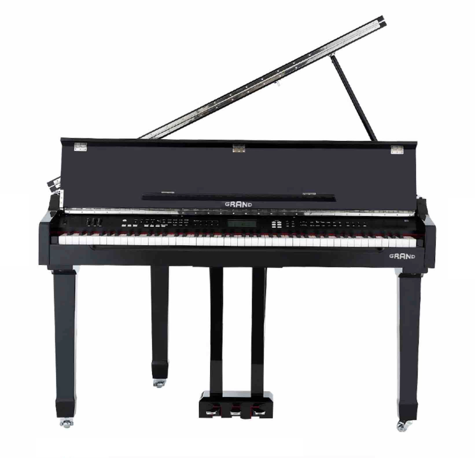 88 teclas personalizada Baby Grand Piano eléctrico digital modelo 100 3.3 Fets polaco de Caoba