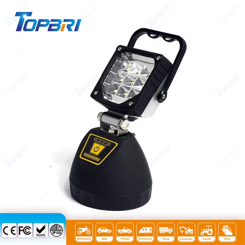 Auto LED Work Lamp 9W Portable for Outdoors