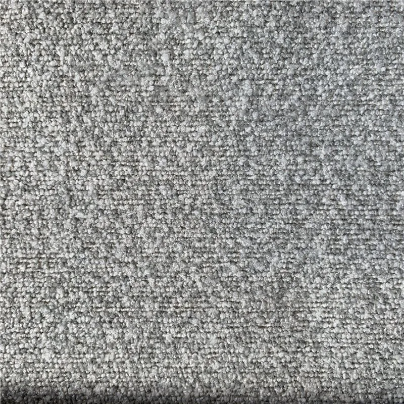 Decorative Little Boucle Plush Surface Coating Woven Fabric for Upholstery Furniture Sofa Chair