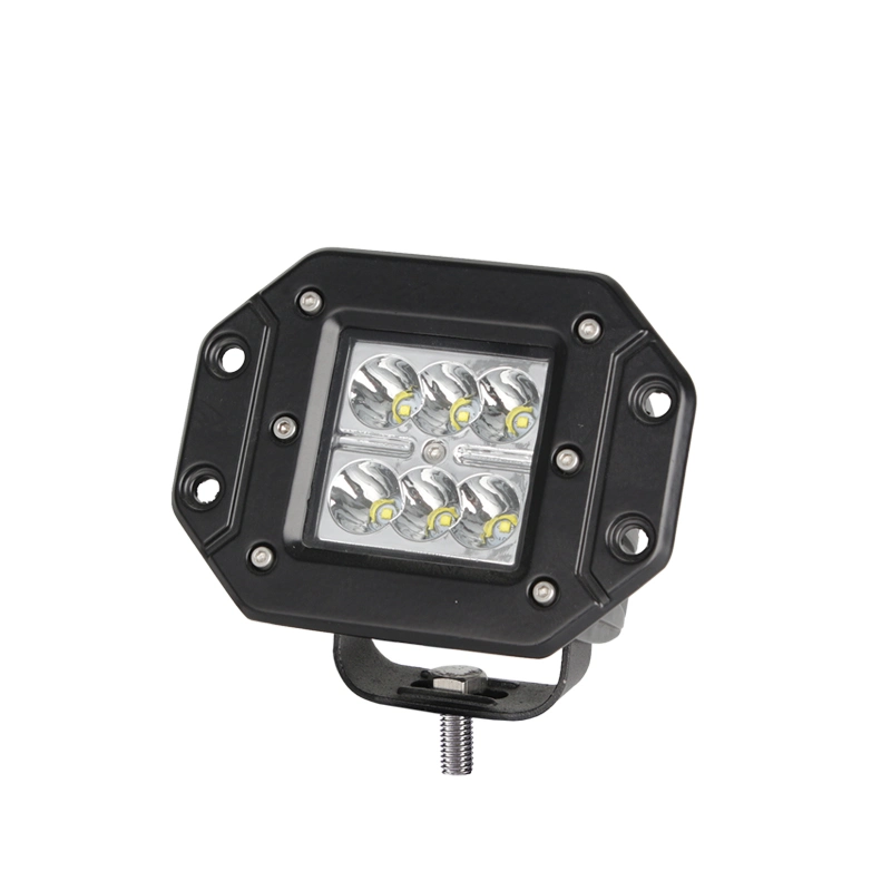 Luz de trabajo LED cree de 24W 4,8" resistente al agua EMC Flush Mount Para ATVs de jeep Offroad