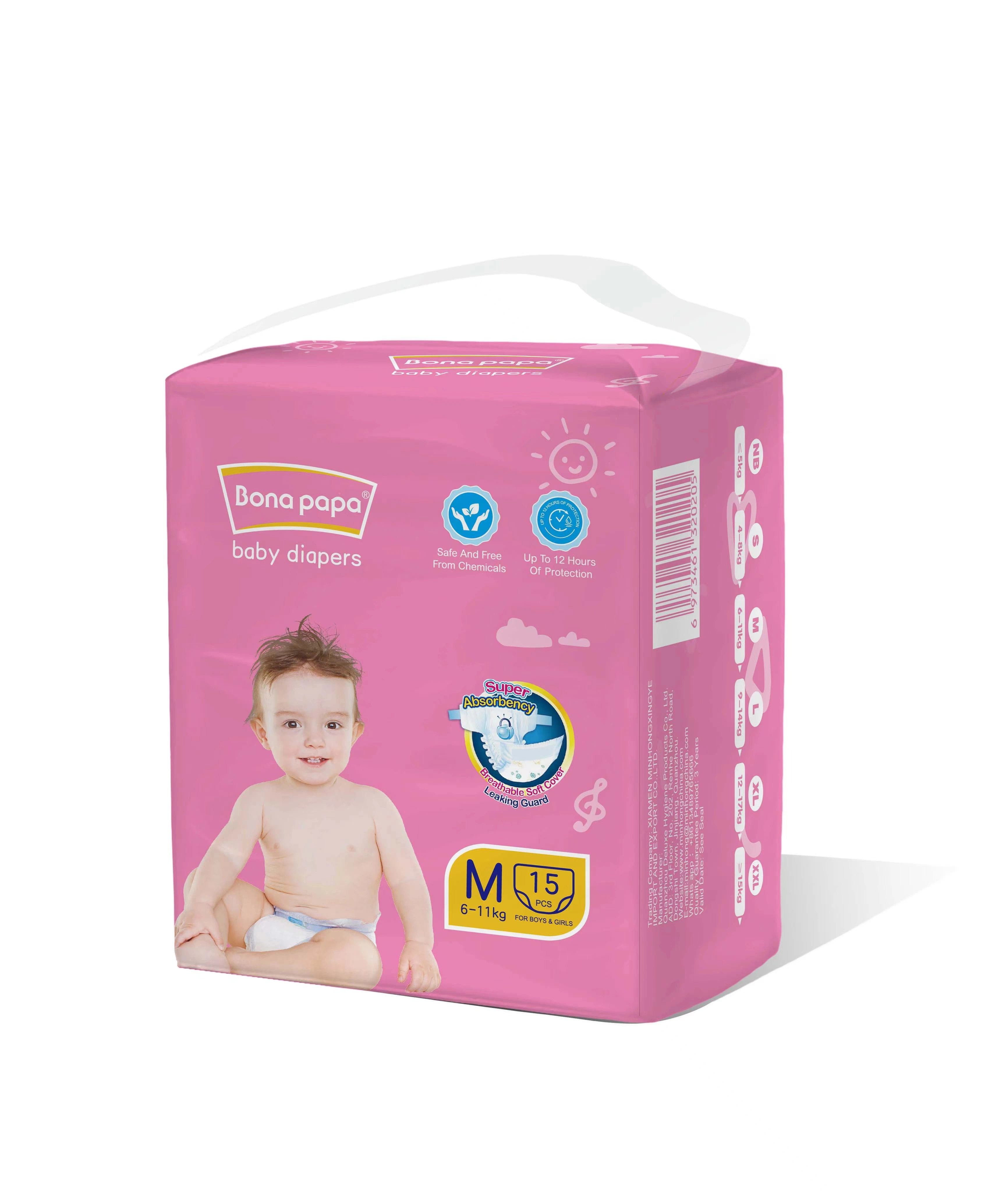 Hot Selling Wholesale/Supplier Premium Quality Ultra Soft High Absorption Cheap Price Breathable Care Baby Comfortable Diaper Nappy Items Made in China