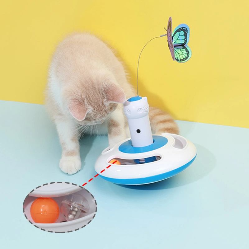 Electric Smart Pet Chew Interactive Movement Toys Automatic Interactive Funny Pet Cat Plush Toy for Cats and Dogs