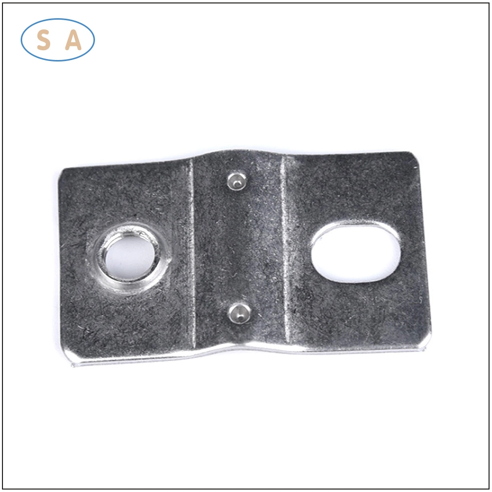 OEM Precision Metal Stamping Building Hardware with Yellow Zinc Plating