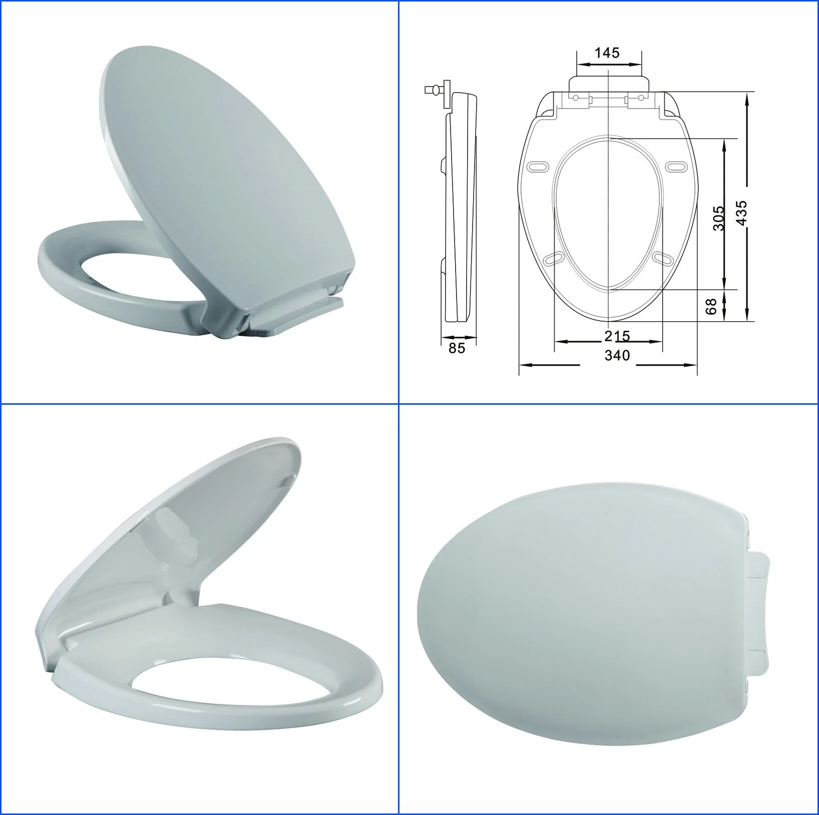 1006 UF Seat Cover Toilet Accessories Bathroom