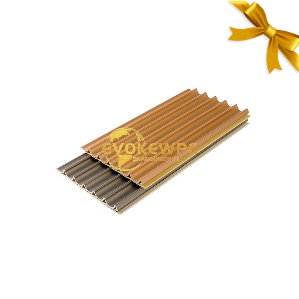 Evokewpc Interior Decor Square Plastic Wood Composite PVC Square Tube for PVC Wall Panel