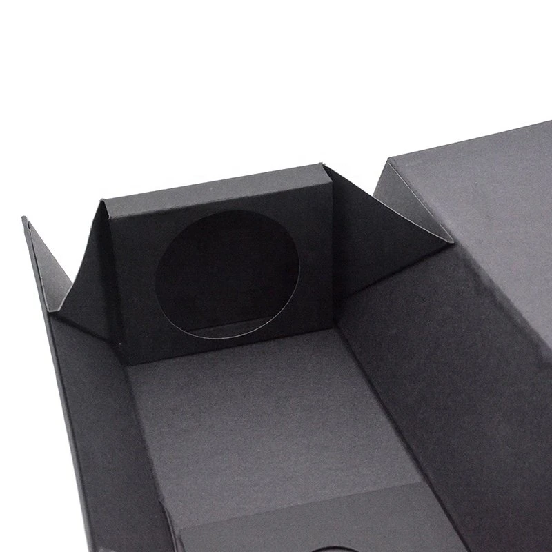 Custom Magnetic Closed Folding Magnetic Cardboard Gift Boxes for Wine Packing