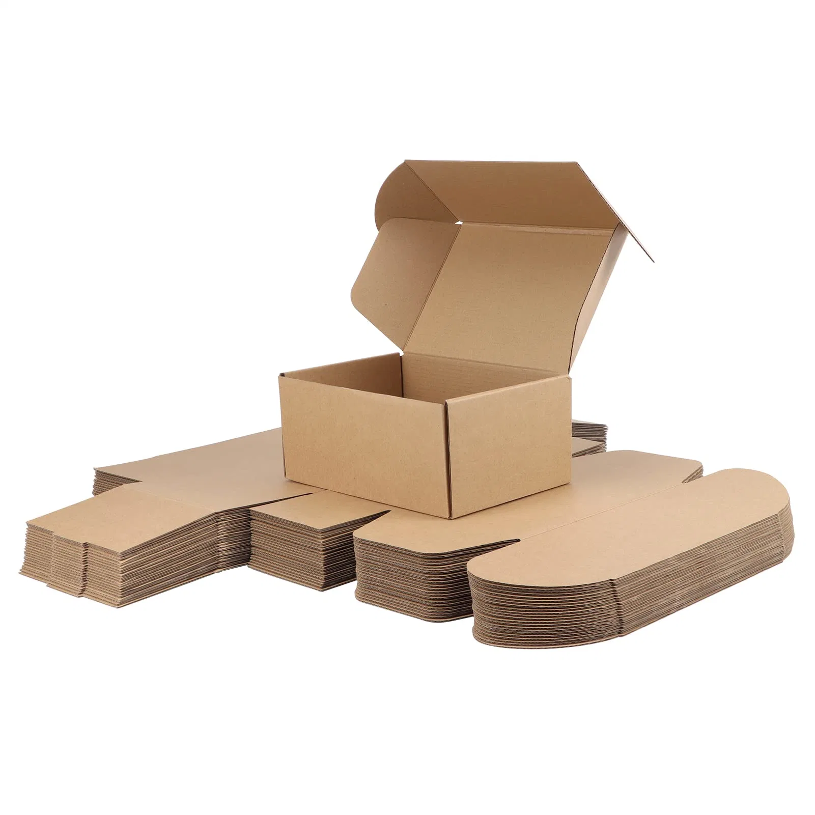 9X6X4 Inch Shipping Boxes, Brown Cardboard Gift Boxes with Lids for Wrapping Giving Women Men Presents, Corrugated Mailer Boxes