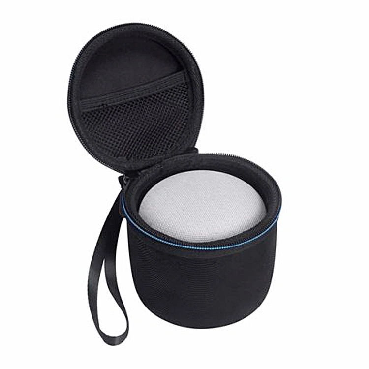 Round Hard Shell Waterproof Storage EVA Speaker Travel Case