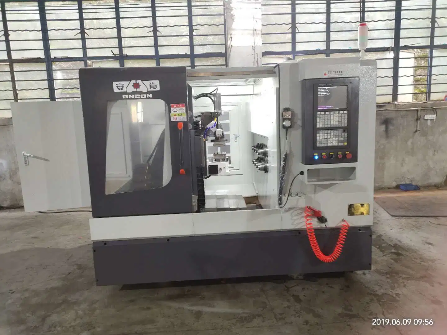 Delin Machinery Ancon AC-Wsk-8z Series of Eight Spindle Horizontal CNC Drilling/Tapping