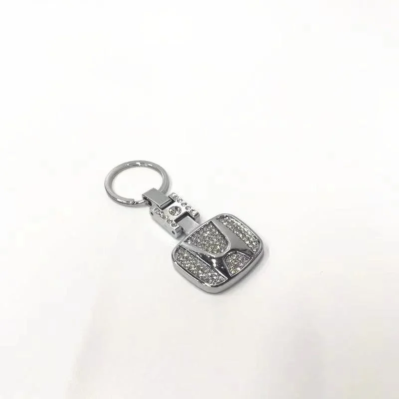 Key Ring Drilling Car Key Bag Ring Pendant Car Logo Metal Key Ring Pendant