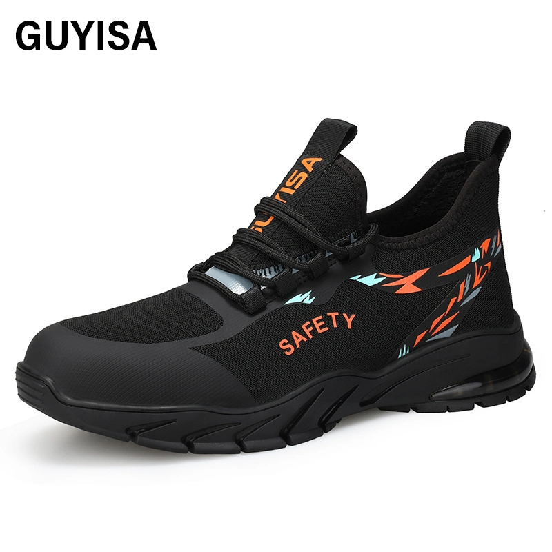 Guyisa Marke Männer akzeptable Custom Sicherheitsschuhe Outdoor Sport Stahl Zehenschutzschuhe Für Das Wandern