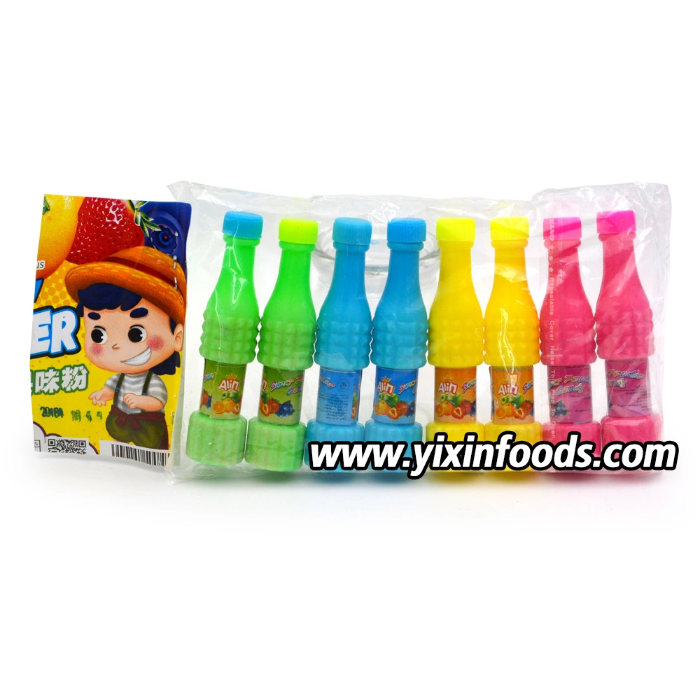 Fruit Soda Powder Candy with Plastic Bottle Packing