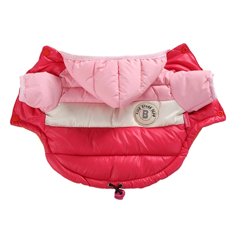 Pet Clothes Autumn Winter Cotton Suit Hooded Dog Clothes Teddy Puppy Warm Two-Legged Cotton Coat Coat Pet Supplies