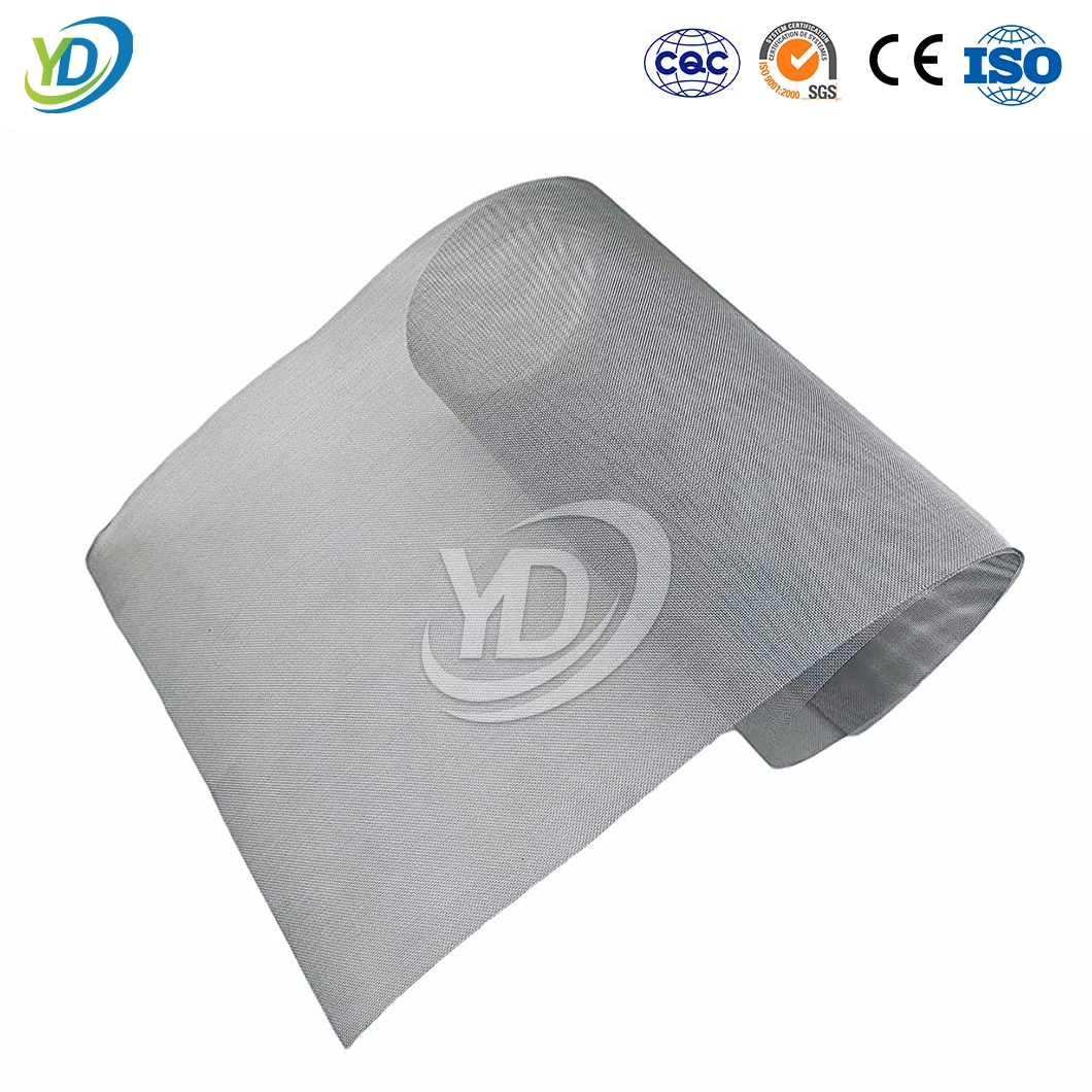 Yeeda 100 mícron Aço inoxidável malha de arame China fábrica 900 Rede metálica em aço inoxidável Micron 1.2 X 30 M fina Tela de janela de malha