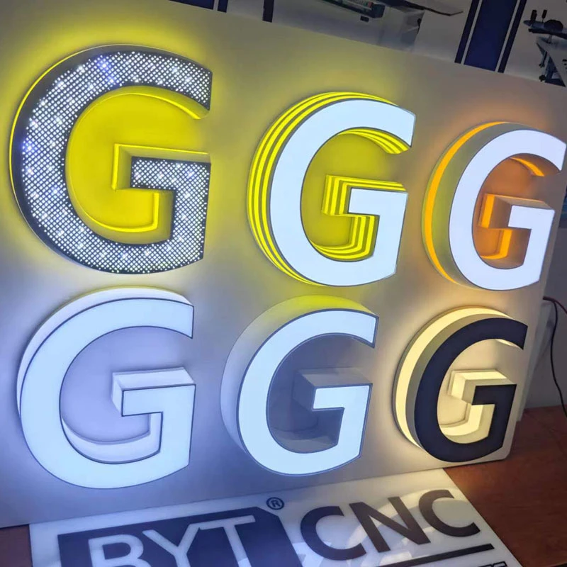 Impressora 3D de nova geração Imprimir LED Letter Outdoor colorido Para o trabalho automático de sinalização