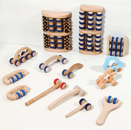 OEM High quality/High cost performance  Personal Roller Wooden Body Foot Massager