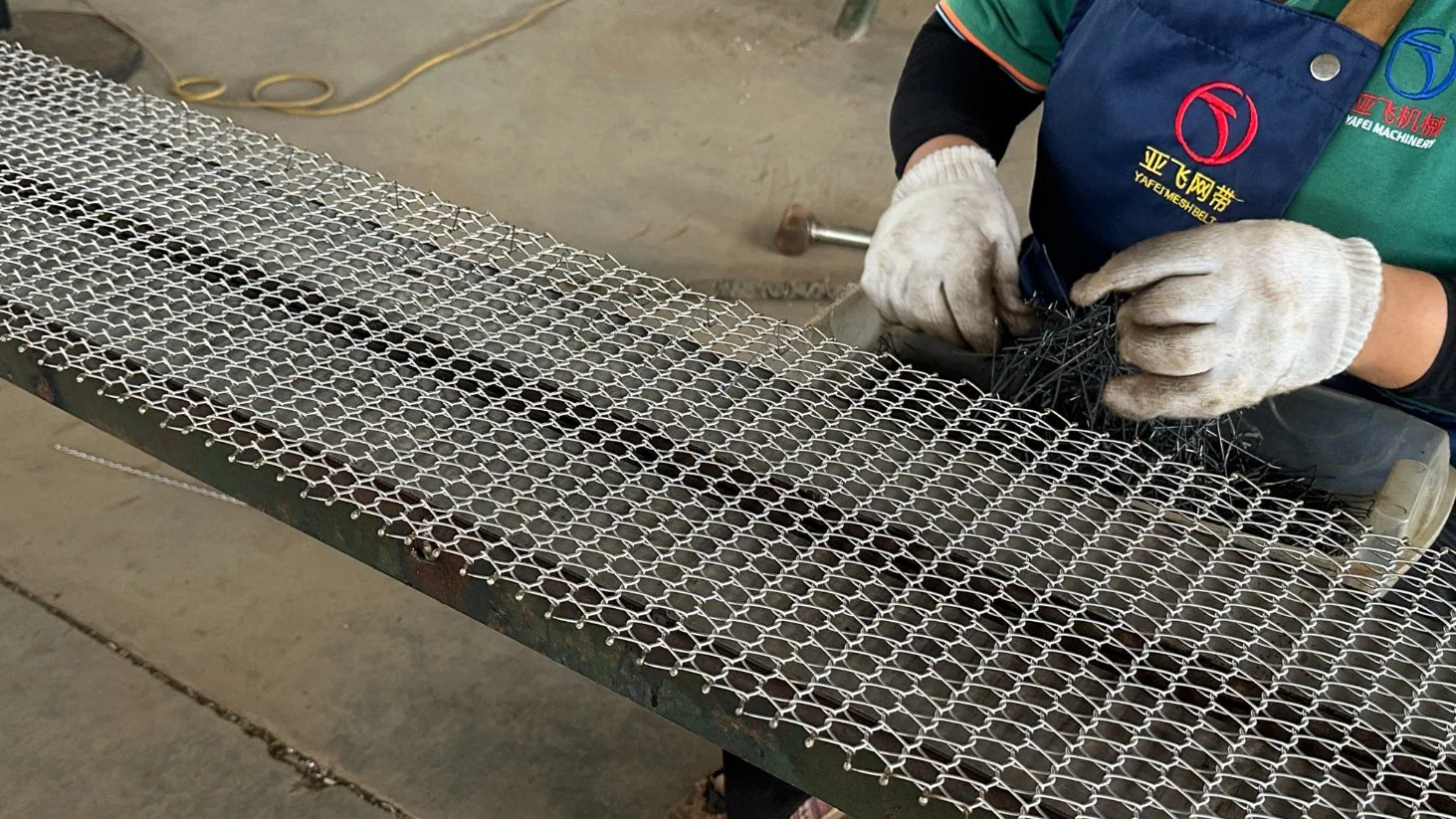 Equilibrado em aço inoxidável de Células Solares Correia de malha