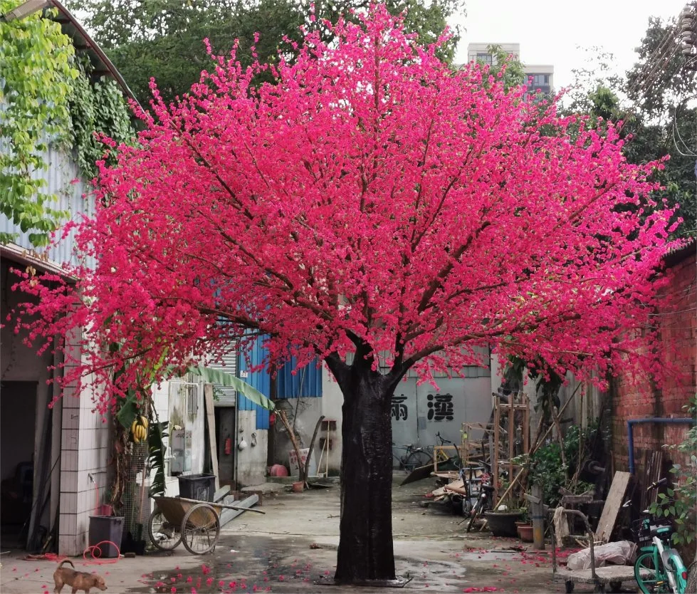 Die Kirche Hochzeit Dekoration Kirschblüte Blume Baum Künstliche Pflanzen