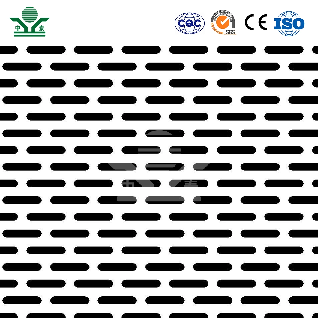 Zhongtai 0.8mm Perforated Metal Mesh Screen China Wholesalers Iron Perforated Sheet 1.5m Width Punched Metal Screen