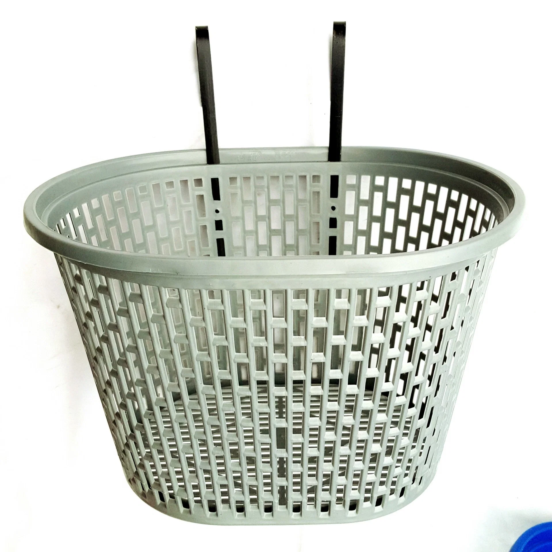 Factory Wholesale/Supplier Bicycle Plastic Hanging Basket Front Basket Piper Vulgar Thick Wire Folding Basket Cycling Supplies