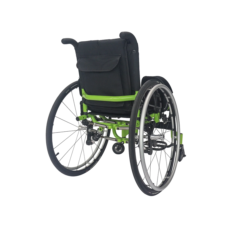 Leisure Wheelchair Bike Aluminum Portable Sport Wheelchair Quick Release Wheels