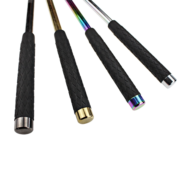 High quality/High cost performance  Police Anti Riot Expandable Baton No Welding Ring Black