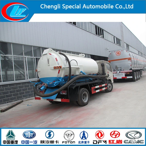 4-12cbm Sludge Disposal Fecal Truck Vacuum Sewage Suction Truck