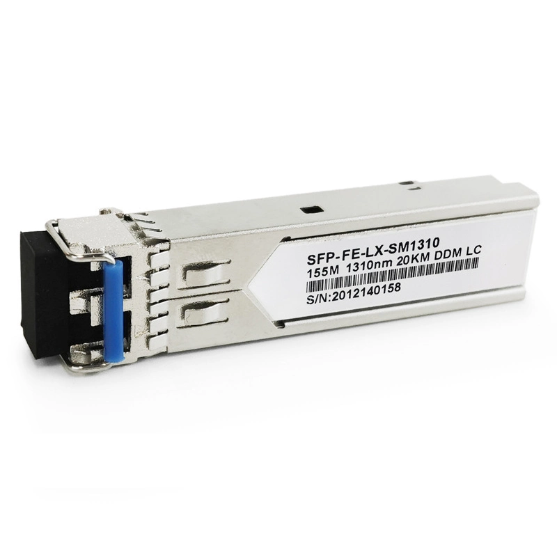 Fabrik produzieren 155m 1310nm 20km FX Optic SFP Dual Fiber Einzelnes Transceiver-Modul