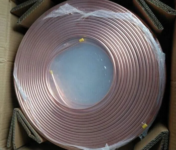 Top Quality Air Conditioning Copper Pipe /Soft PVC Rubber Foam Insulation Tube