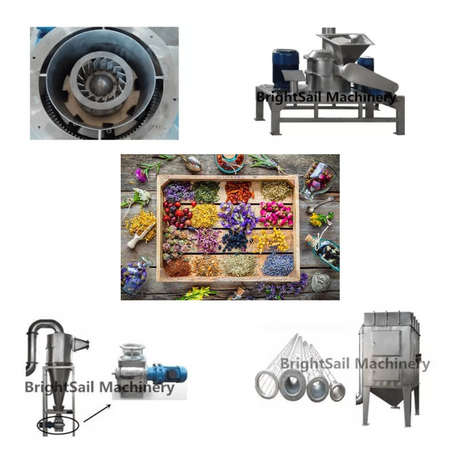 Universal Pharmaceutical Herb Spice Grinding Mill Brightsail Pulverizer Processing Manufacturing Crushing Machine