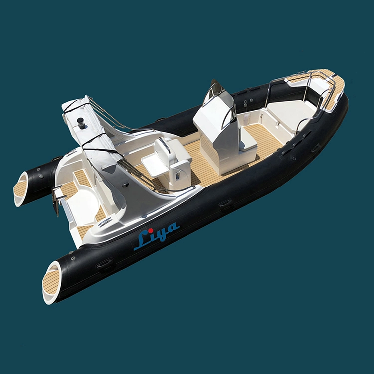 Iiya 20feet China Boat Accessories with Engine Rigid Inflatable Boat