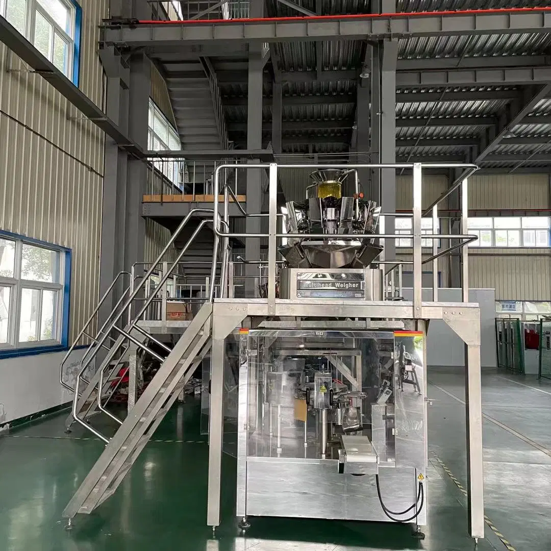 Automatic Weighing Packing Machine for Salt Bag Sugar Packet 1 Kg Multi-Function Multihead Weigher Packing Machine