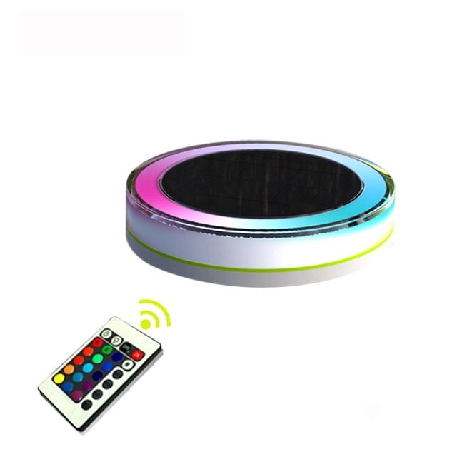 Solar Water Floating LED Light Lamp with Remote Controller Agent Cooperation