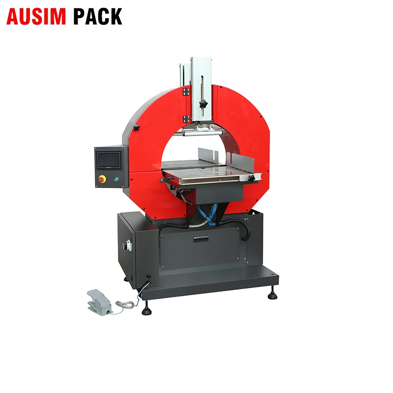 Full-Automatic Orbital Horizontal Stretch Film Wrapping Machine Use for Packing Long Products