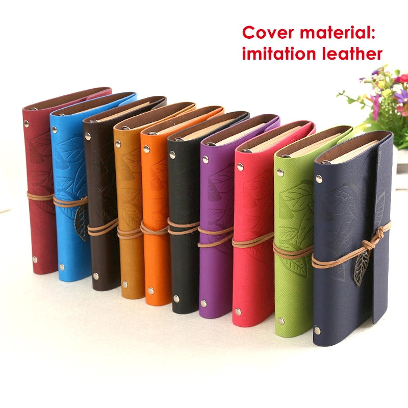 Foska Stationery A6 B6 DIY PU Kraft Paper Loose Leaf Note Book