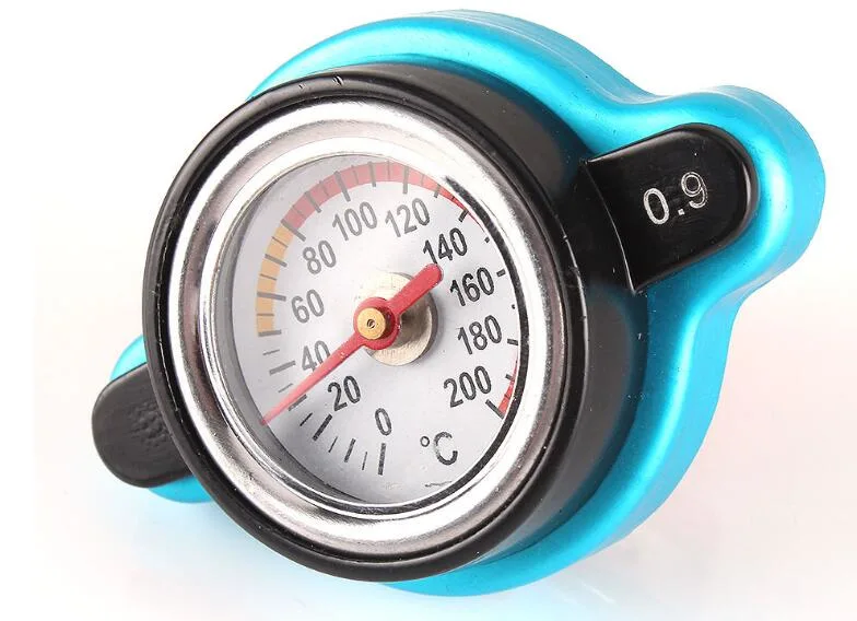 Safe Thermo Radiator Cap with Water Temp Gauge 1.1/1.3/0.9 Bar