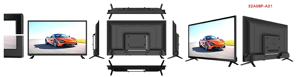 OEM Großhandel/Lieferant 22 24 32 Zoll Flachbildschirm HD FHD 2K Heimfernseher DVB-T2/S2 Smart LCD LED-Fernseher