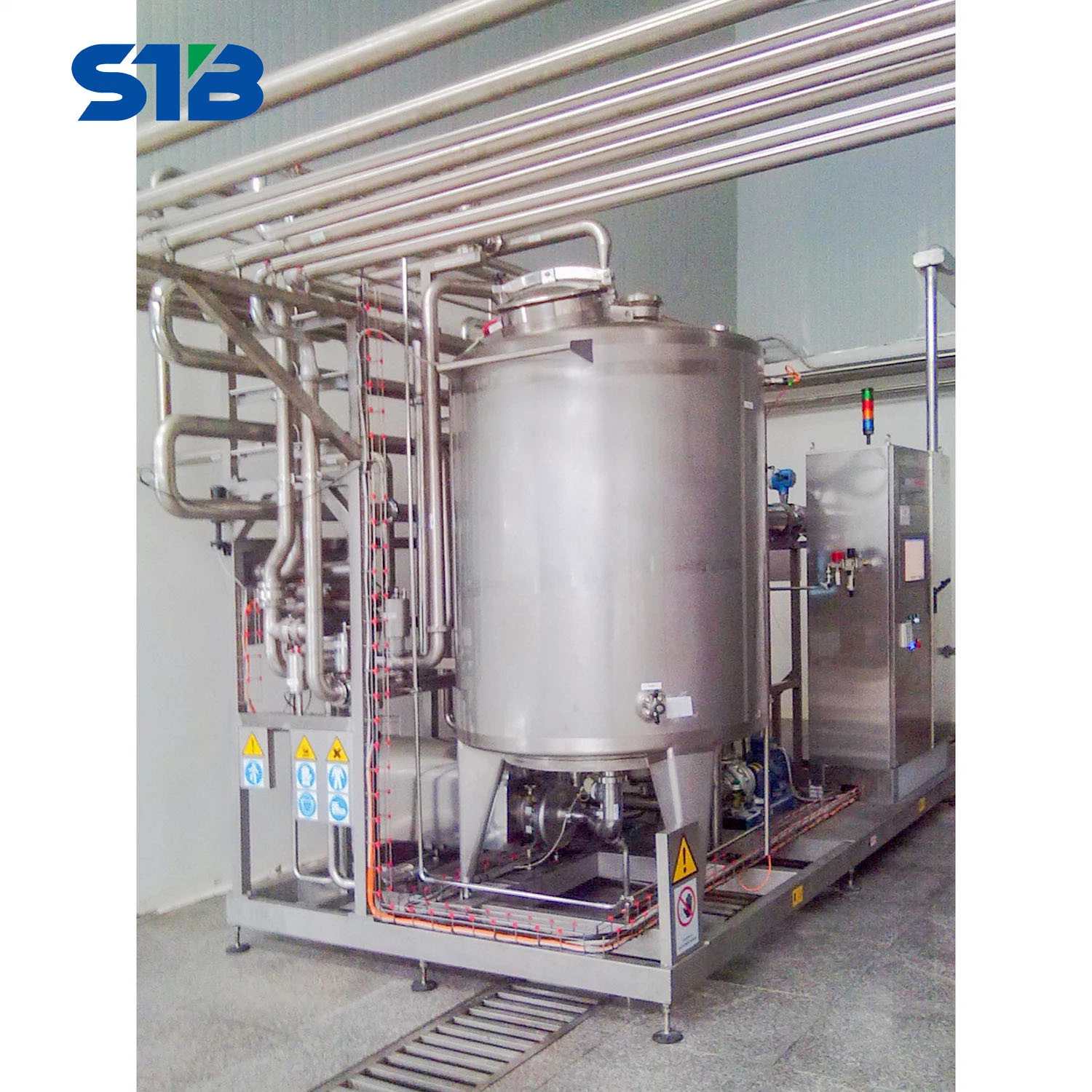 CE Marked Fully Aseptic AISI304 Stainless Steel Beer Fermentation Tank with Cooling Jacket and PU Insulation