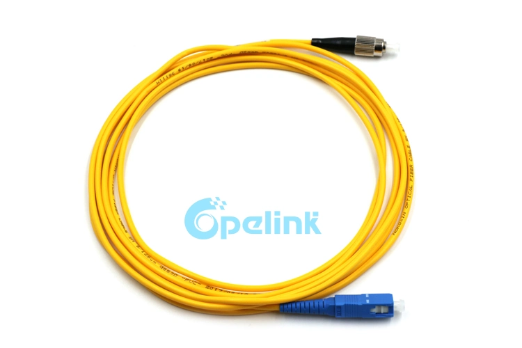 Ultra-Durable Sc-FC/Upc Sm Simplex 9/125 Fiber Optic Patchcord