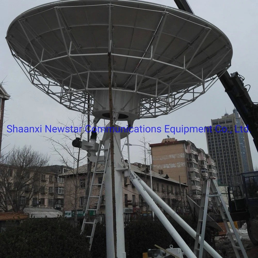 De aluminio de 6m de la banda Ku antenas parabólicas para las comunicaciones por satélite