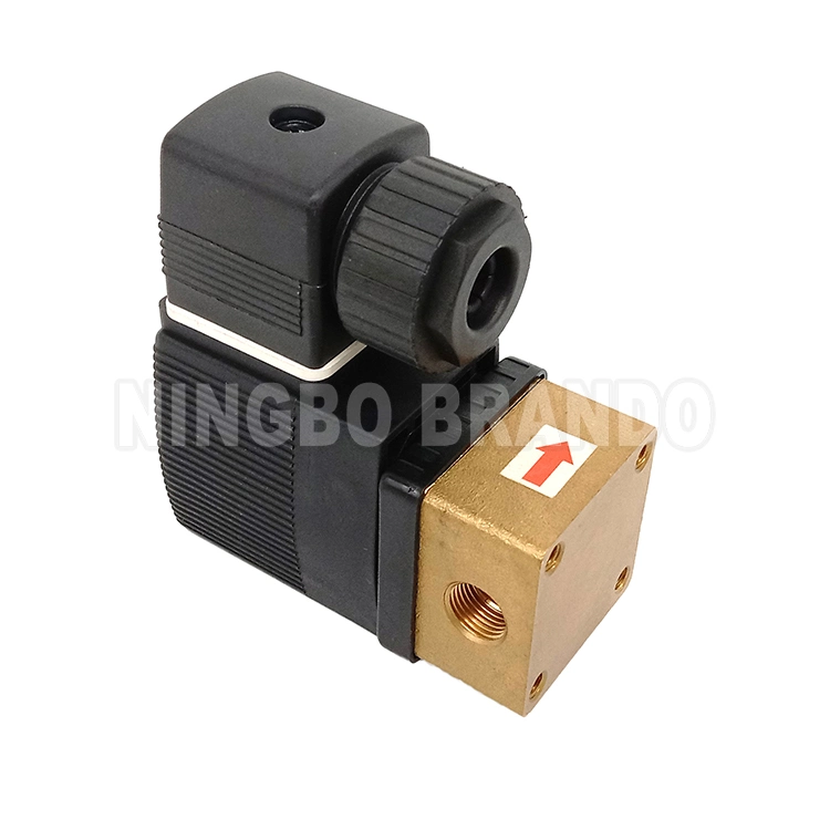 6014 3 Way NC Direct Acting Brass Solenoid Valve For Compressed Air Spare Parts 24V 110V 120V 220V