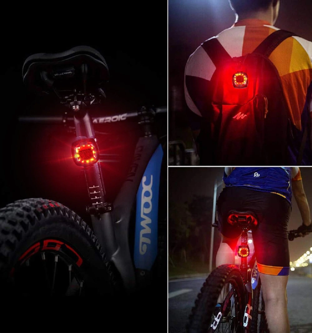 FEU arrière À LED charge USB feu de conduite arrière à LED pour vélo Vélo de montagne projecteur de vélo lampes étanches Wyz18315