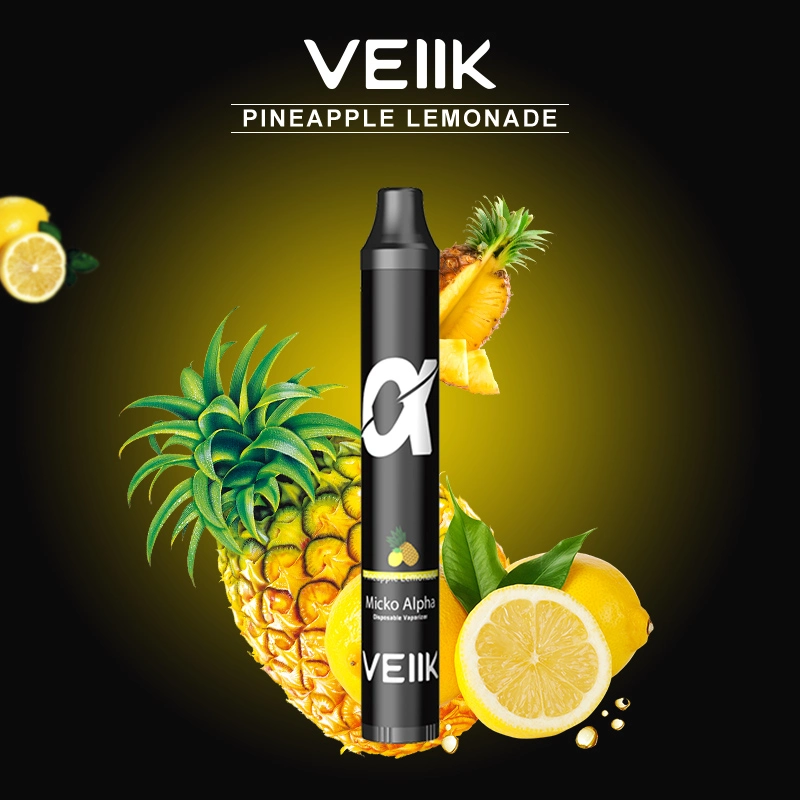 2021 Meilleure vente de gros Veiik E cigarette Micko Alpha 600 bouffées Pen narguilé