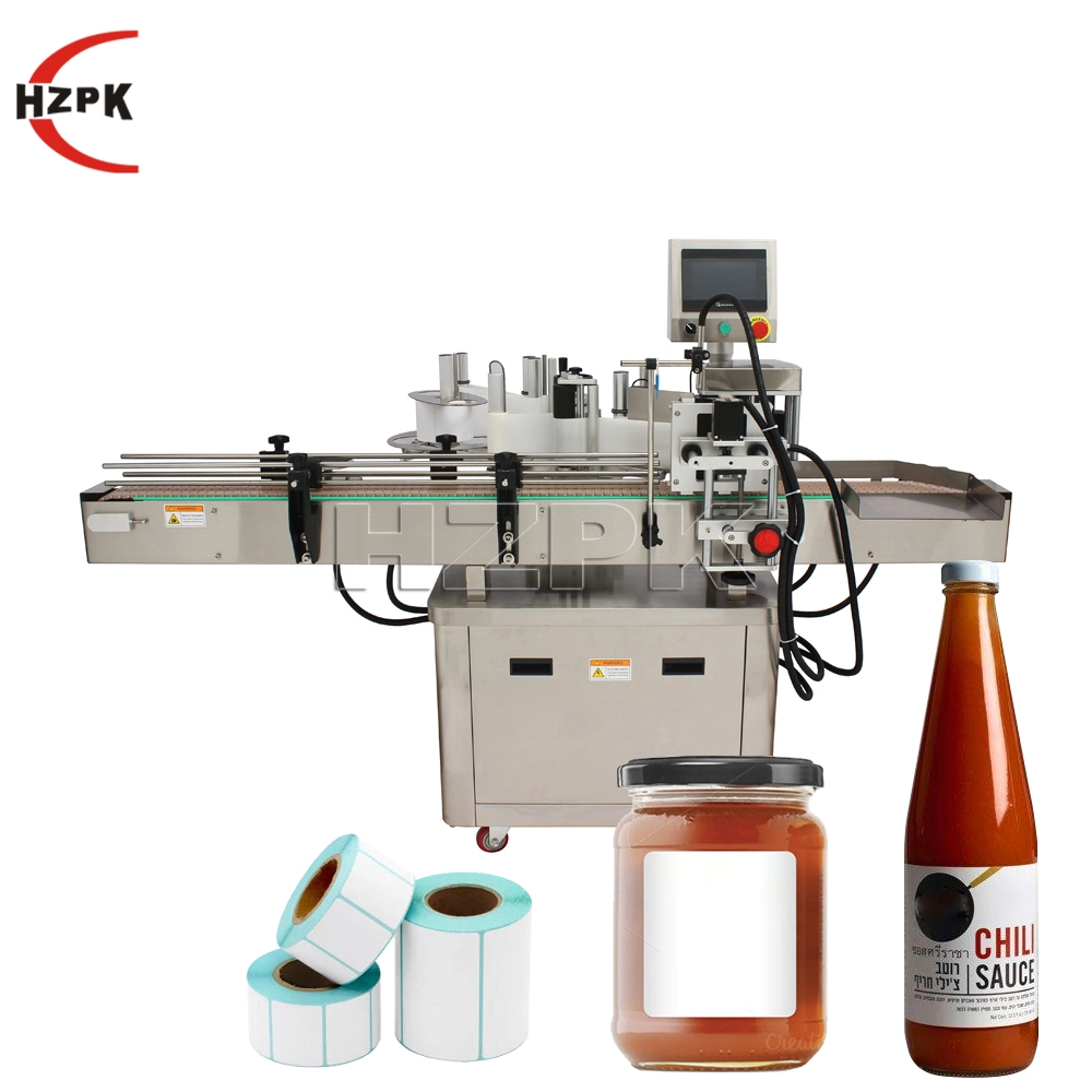Hzpk Automatic Labeling Machine for Honey Round Bottle