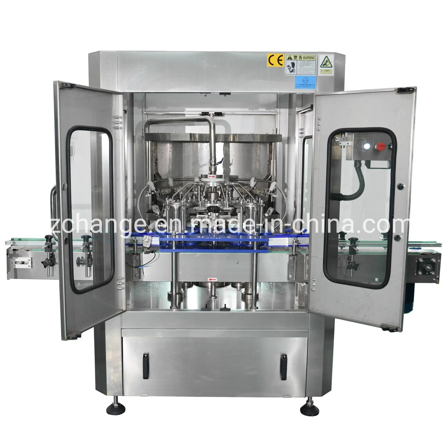 Top Grade GMP Stainless Steel Auto Piston Pump Liquid Paste Filling Machine